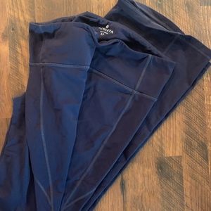 Athleta Large Tall Navy Bootcut Yoga Pants